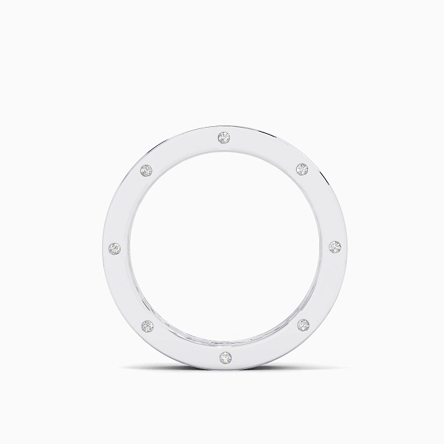 Moissanite Stackable Rings for Women | 925 Sterling Silver 14K Gold Plated Wedding Engagement Promise Non Tarnish Band