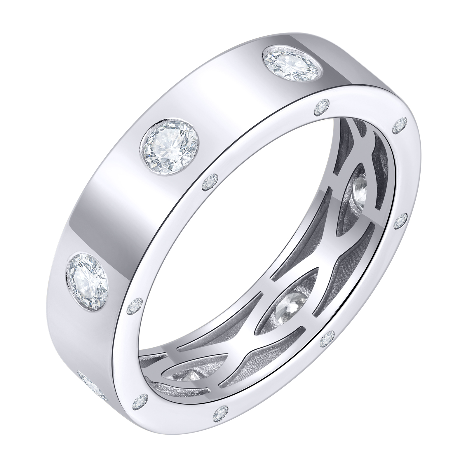 Moissanite Stackable Rings for Women | 925 Sterling Silver 14K Gold Plated Wedding Engagement Promise Non Tarnish Band